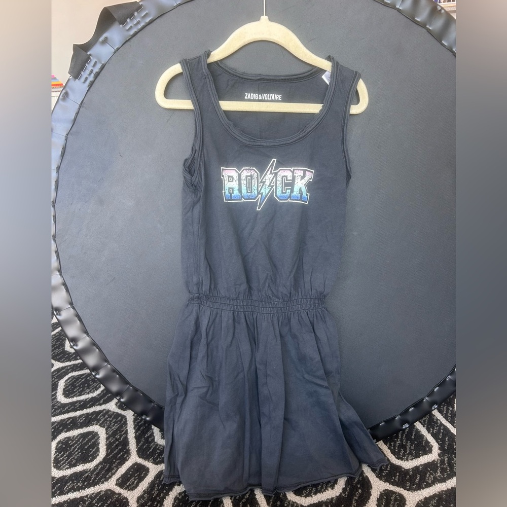 Zadig & Voltaire black tank dress size 6